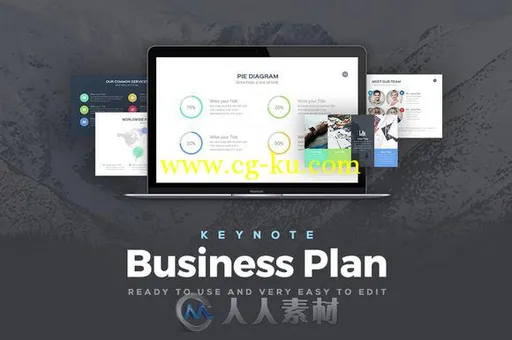 摇摆疯狂主题KEYNOTE模板Rocketo Keynote Templates Bundle的图片1