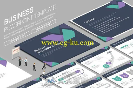 商业展示系列第一版PPT模板Business Powerpoint Template 839669的图片1