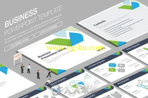 商业展示系列第一版PPT模板Business Powerpoint Template 839669的图片2