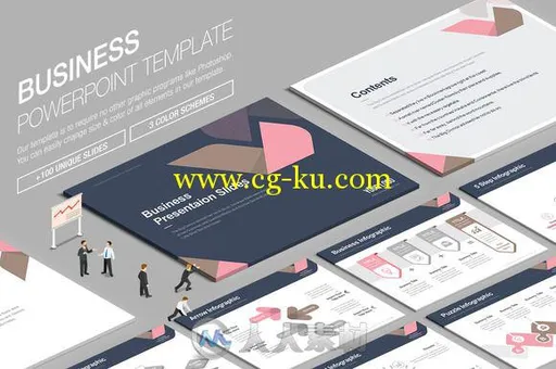 商业展示系列第一版PPT模板Business Powerpoint Template 839669的图片3