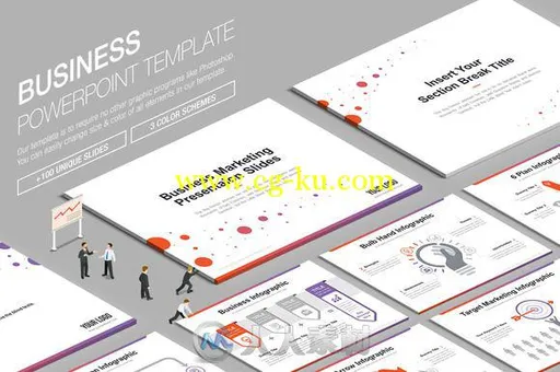 商业展示系列第二版PPT模板Business Powerpoint Template 838916的图片3