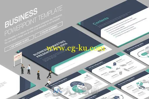 商业展示系列第三版PPT模板Business Powerpoint Template 834767的图片1