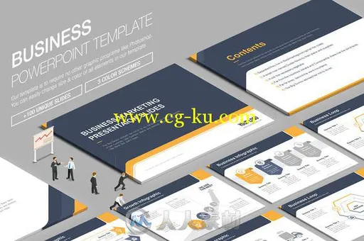 商业展示系列第三版PPT模板Business Powerpoint Template 834767的图片2