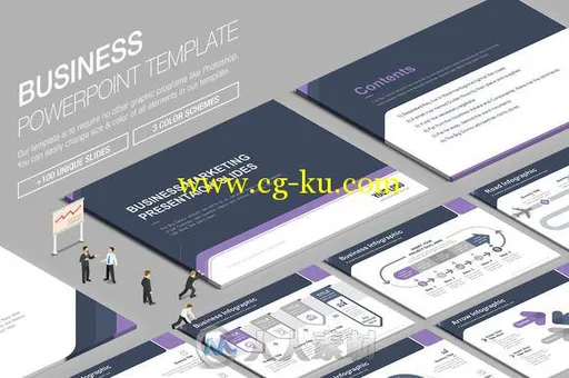 商业展示系列第三版PPT模板Business Powerpoint Template 834767的图片3