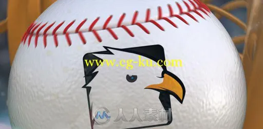 创意击中棒球标志显示LOGO演绎AE模板 Videohive Baseball Hit Logo 7320943的图片2