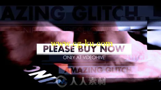 惊人的故障幻灯片影视片头AE模板 Videohive Amazing Glitch 12852557的图片2