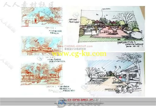 园林建筑景观 sketchup模型大量分享的图片1