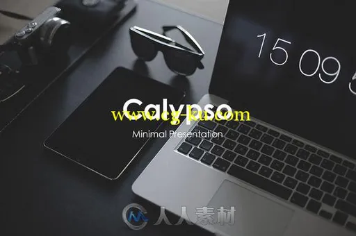 卡里索普简洁PPT模板Calypso Minimal Powerpoint Template的图片1