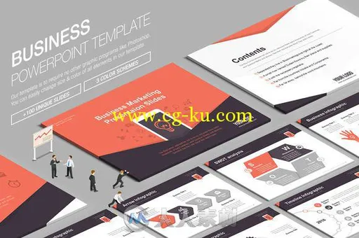 商业展示第四版PPT模板Business Powerpoint Template 847609的图片1