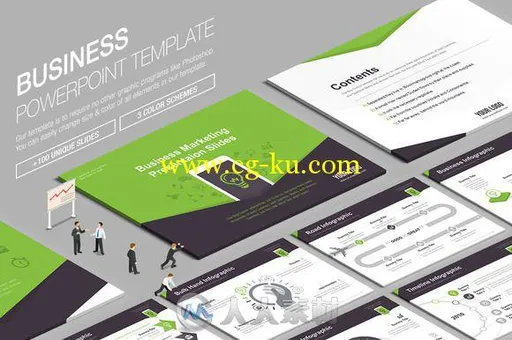 商业展示第四版PPT模板Business Powerpoint Template 847609的图片2