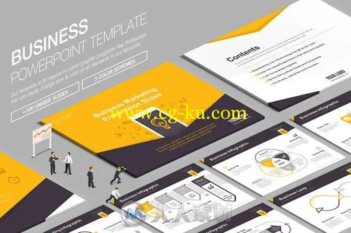 商业展示第四版PPT模板Business Powerpoint Template 847609的图片3