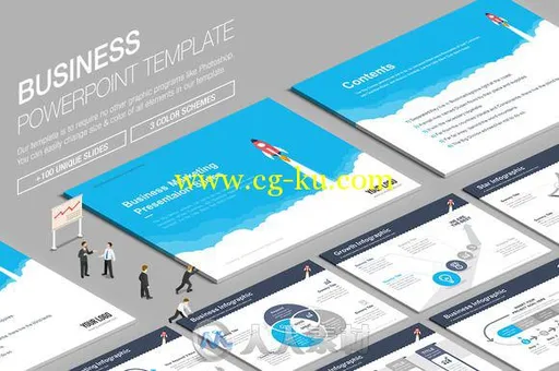 商业展示第五版PPT模板Business Powerpoint Template 844994的图片1