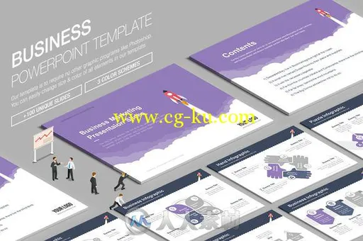 商业展示第五版PPT模板Business Powerpoint Template 844994的图片3