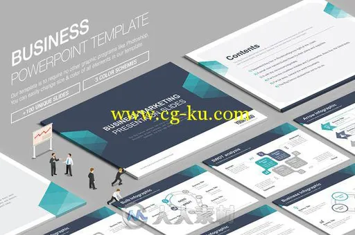 商业展示第六版PPT模板Business Powerpoint Template 842825的图片2