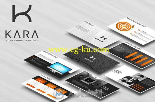 卡拉PPT模板Kara - PowerPoint Template的图片1