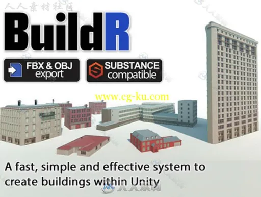 BuildR程序建筑生成器建模编辑器扩充Unity素材资源的图片10