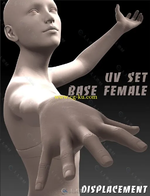 DAZ3D女性身材细节造型3D模型合辑的图片1