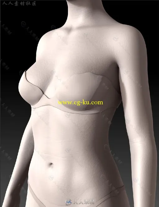 DAZ3D女性身材细节造型3D模型合辑的图片2