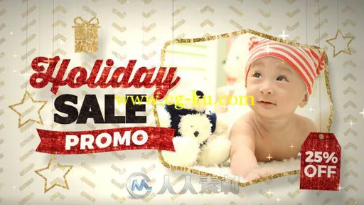 假日时尚促销幻灯片产品宣传AE模板 Videohive Holiday Sale Promo 18467098的图片1