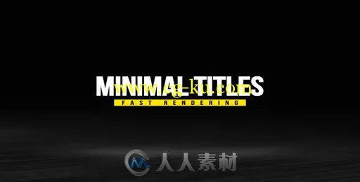 简单独特的文字字幕标题动画AE模板 Videohive Minimal Titles Pack 18237383的图片2