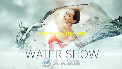 优雅唯美水流显示照片幻灯片相册动画AE模板 Videohive Water Show 18201128的图片1