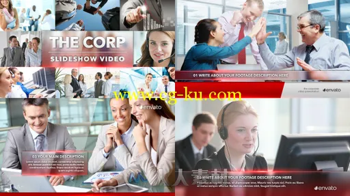 现代简单的企业公司幻灯片AE模板 Videohive Simple Corporate Slideshow 10771725的图片1