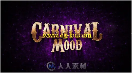 优雅迷人的金色粒子飞舞合成标志LOGO演绎AE模板Videohive Gold Dust Reveal 18265...的图片1