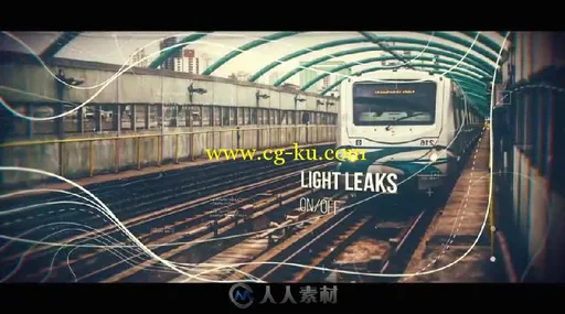 现代时尚流行优雅线条幻灯片相册动画AE模板 Videohive Modern Slideshow 18227325的图片4