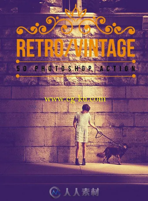 复古旧照特效PS动作graphicriver-16721535-retrovintage-action-pack的图片1