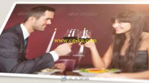 现代温馨浪漫婚礼相片集AE模板 Videohive Photo Album 7692357的图片7