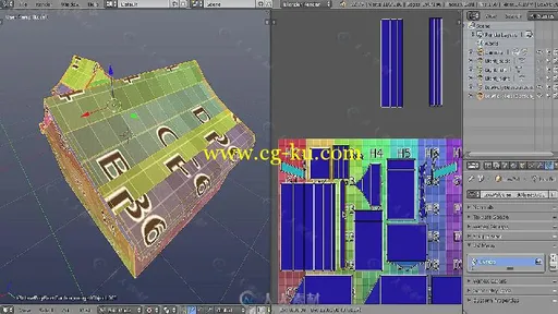 Blender中UV贴图技术训练视频教程第一季 3DMOTIVE UV MAPPING IN BLENDER VOLUME 1的图片1