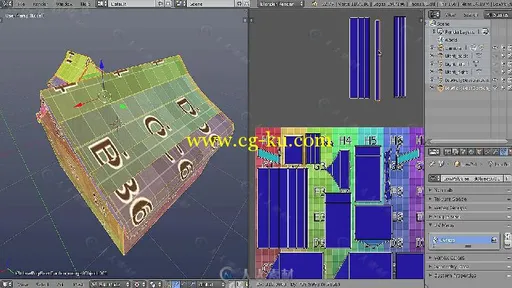 Blender中UV贴图技术训练视频教程第一季 3DMOTIVE UV MAPPING IN BLENDER VOLUME 1的图片3