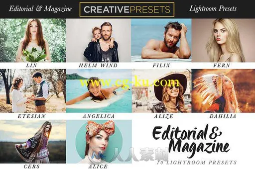 杂志编辑lightroom预设Editorial-Magazine Lightroom Presets的图片2