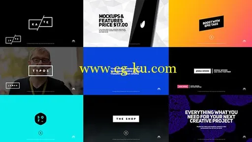 时尚产品销售幻灯片标题动画AE模板 Videohive BLADE Titles 17717700的图片1