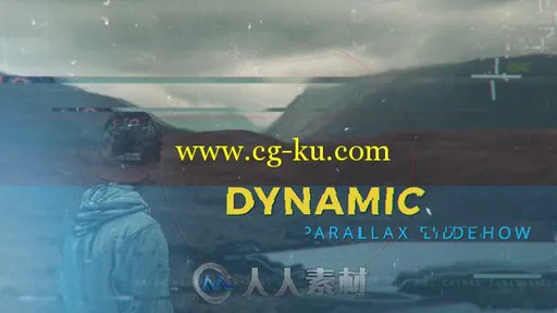 动感噪波三维视差幻灯片相册动画AE模板 Videohive Dynamic Parallax I Slidesho...的图片2