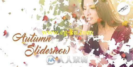 秋季梦幻枫叶飘散照片幻灯片相册动画AE模板 Videohive Autumn Slideshow 1 18000991的图片2