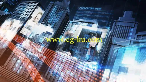 酷炫科技感广播电视栏目AE模板Videohive News Plus Complete Broadcast Package 1...的图片1