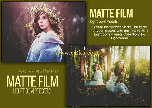 39款磨皮表现lightroom预设Matte Film Lightroom Presets的图片2