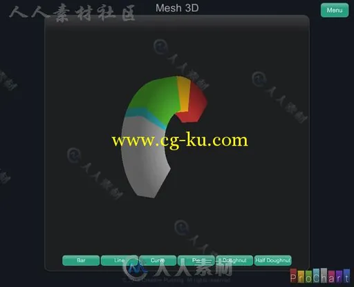 不同类型的图形和图表GUI脚本Unity素材资源的图片4