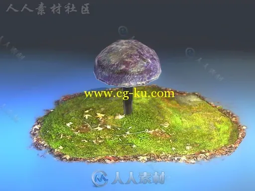 蘑菇植物模型Unity3D素材资源的图片6