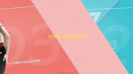 时尚创意三角背景宣传片产品展示AE模板 Videohive Fashion Promo 16429854的图片6