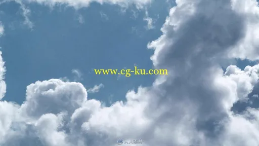 特写天空云流动视频素材的图片1
