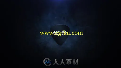 摇滚乐器飞梭标志LOGO演绎AE模板 Videohive Plectrum Logo Reveal 7779020的图片3