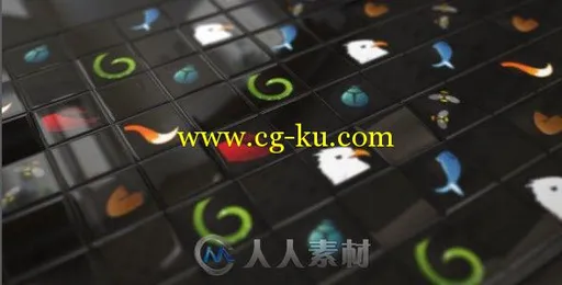 创意立方体翻转拼图标志LOGO演绎AE模板 Videohive Cube Logo Animation 2 8837263的图片1