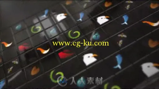 创意立方体翻转拼图标志LOGO演绎AE模板 Videohive Cube Logo Animation 2 8837263的图片2