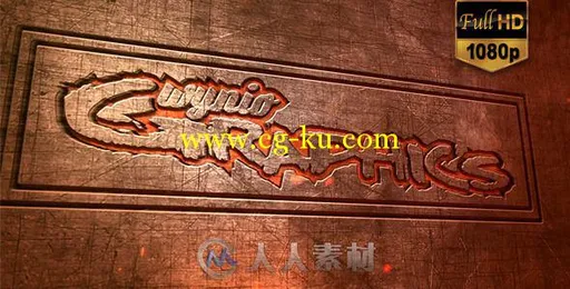 超酷的金属冲击压制标志显示LOGO演绎AE模板 Videohive Metal Stamp Logo 1984594的图片1