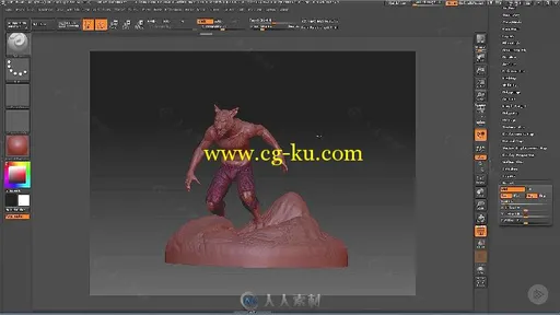 MARI与ZBrush人狼纹理雕刻技术训练视频教程 PLURALSIGHT ESTABLISHING A TEXTURING...的图片2