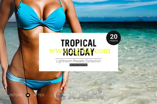 海岛假日照片调色lightroom预设Tropical Holiday Lightroom Presets的图片1