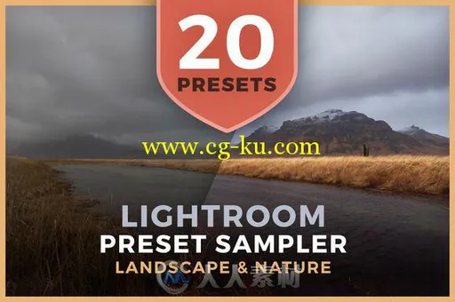 风景照片调色表现lightroom预设Lightroom Preset Sampler - Landscape的图片1