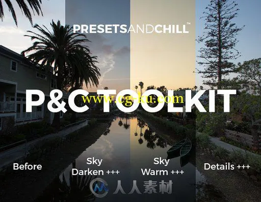 天空调色表现lightroom预设PRESETS AND CHILL TOOLKIT - LR [FREE]的图片1